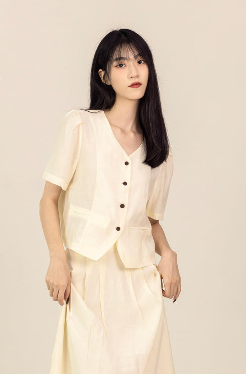 POPPY PUFFY SLEEVE BLOUSE